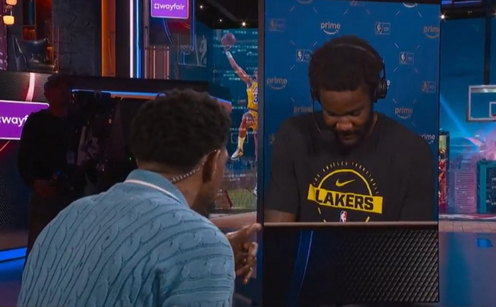 湖人轻取勇士艾顿高效21分 詹姆斯生涯得分突破